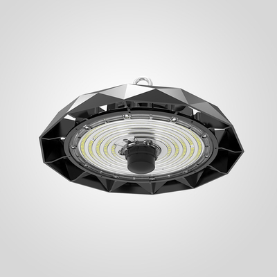 comprar 120-277V IK09 Luz LED resistente a impactos de alta bahía en acabado negro elegante fabricación en línea