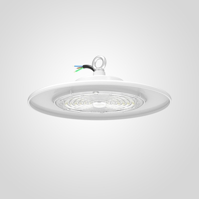 comprar Loop colgando 150W LED High Bay Light RAL 1127 Blanco 5000K 4KV Protector contra sobretensiones con lente de policarbonato fabricación en línea