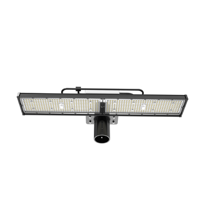 comprar 120-277V Voltado de entrada Lámpara LED de bahía alta lineal con revestimiento negro RAL 9017 fabricación en línea